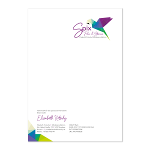 Briefpapier Gestaltung - by Lichtgrün - Design & Photo, Linda Mayr Mondsee