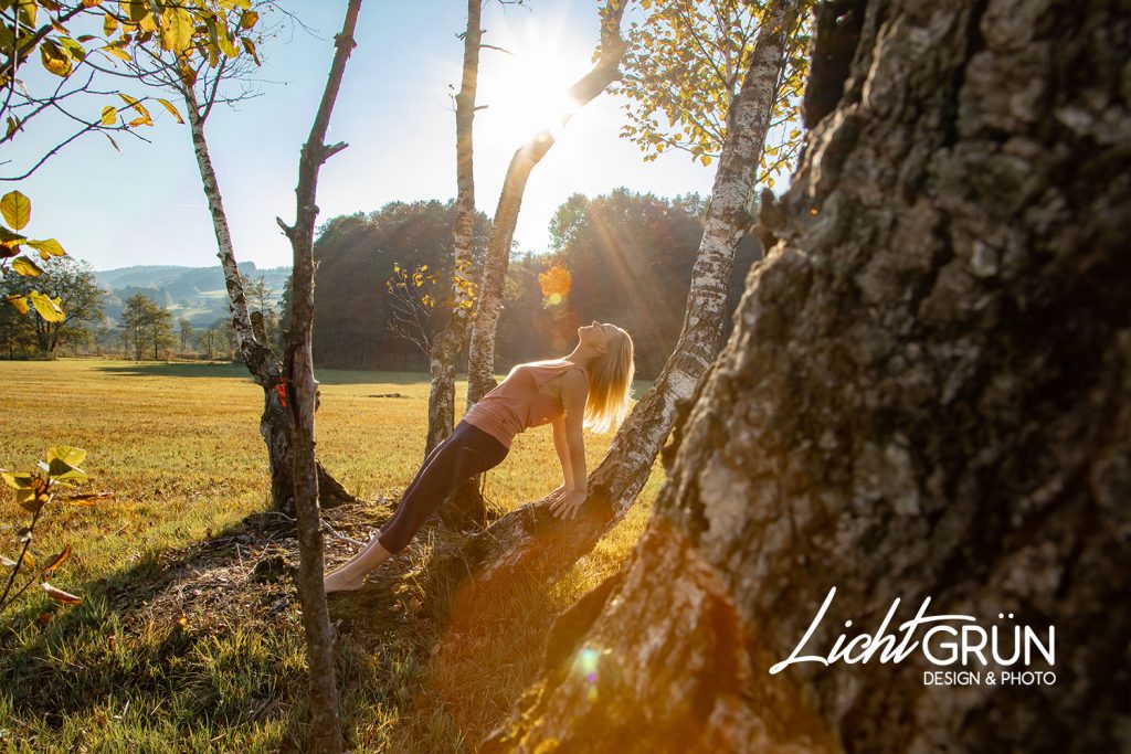 Yogafotografie am Irrsee - by Lichtgrün - Design & Photo, Linda Mayr - Mondsee